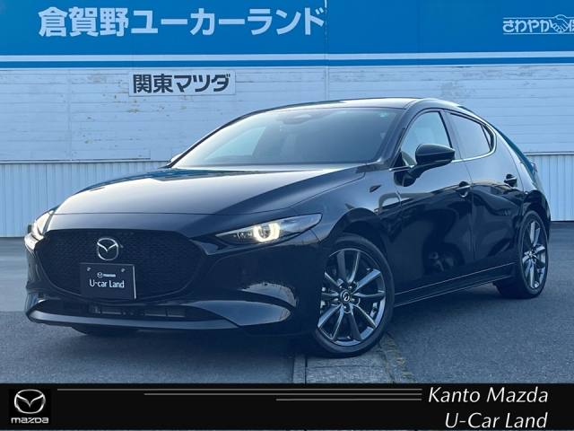 マツダ MAZDA3ファストバック 20S プロアクティブ ツーリング セレクション 4WD 当社試乗車　雹害車両　バーガンディレザーパッケージ　マツコネナビ　10.25インチディスプレイ　ETC　BOSEサウンドシステム　360°モニター